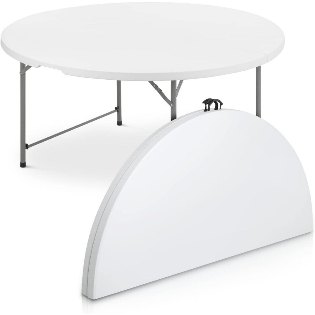 Tavolo 180x74 ROTONDO pieghevole