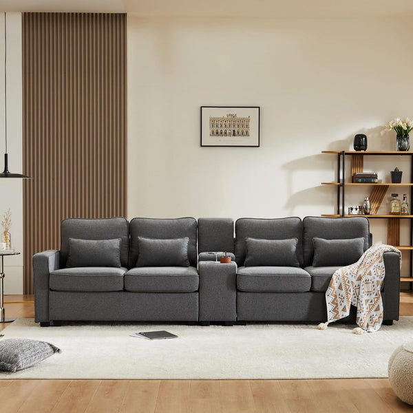 Divano 90x290cm con braccioli