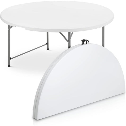 Tavolo 180x74 ROTONDO pieghevole